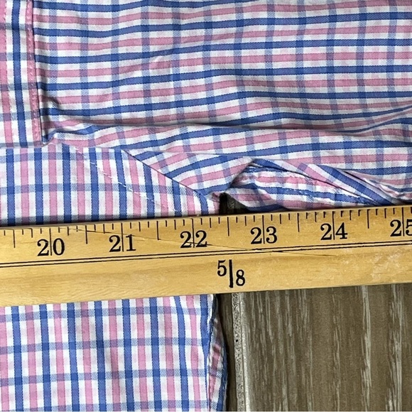 Nautica Men’s Relaxed-Fit Plaid Button-Down Oxford Shirt Size M (15-1/2, 32/33) - Picture 3 of 4